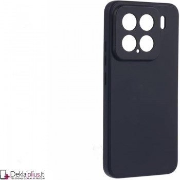 Liquid Air guminis juodas dėklas - su kameros apsauga (Xiaomi 15) Liquid Air guminis juodas dėklas - su kameros apsauga (Xiaomi 15)